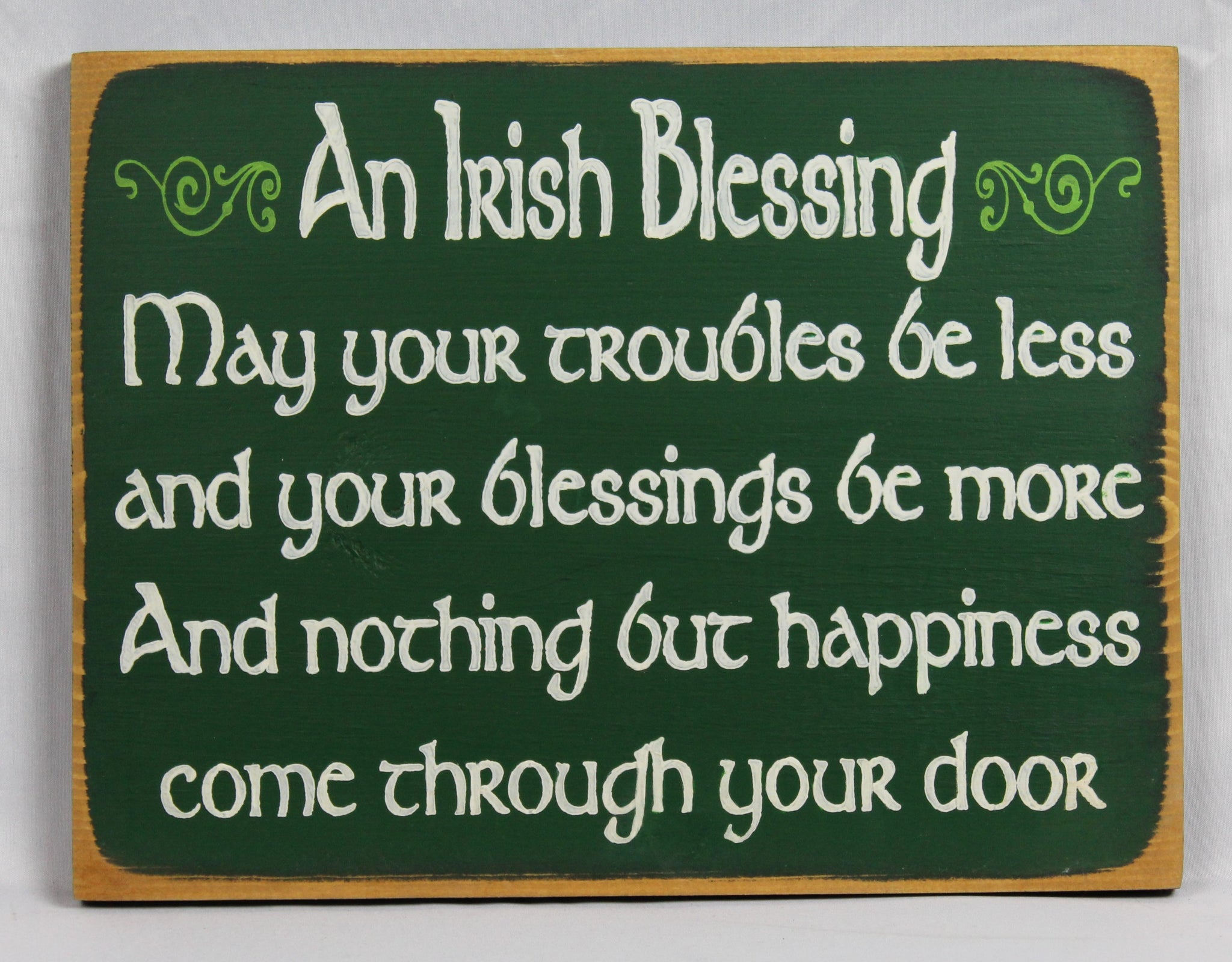 An Irish Blessing Sign May Your Troubles Be Less And Your -  Portugal