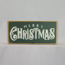 Load image into Gallery viewer, Merry Christmas Wooden Sign
