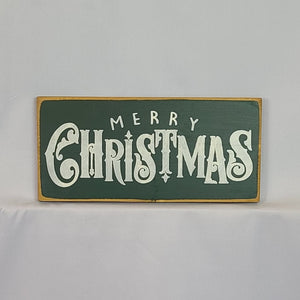 Merry Christmas Wooden Sign