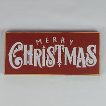 Load image into Gallery viewer, Merry Christmas Wooden Sign
