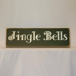 Jingle Bells Wooden Sign