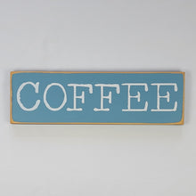 Load image into Gallery viewer, Coffee Wooden painted sign
