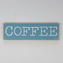 Load image into Gallery viewer, Coffee Wood Sign Neat Typography
