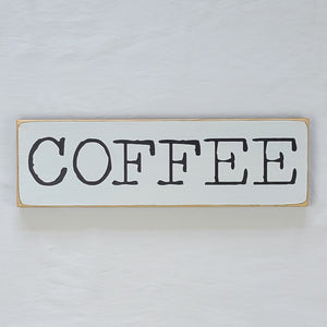 Coffee Wooden painted sign