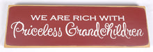 Load image into Gallery viewer, Priceless Grandchildren Decorative Wooden Sign
