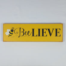 Load image into Gallery viewer, Beelieve Summer Wooden Sign
