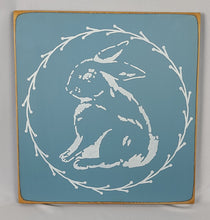 Load image into Gallery viewer, Easter Bunny Wooden Holiday Sign
