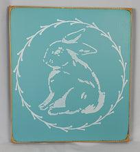 Load image into Gallery viewer, Easter Bunny Wooden Holiday Sign
