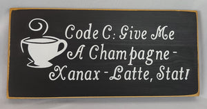 Champagne Xanax Latte