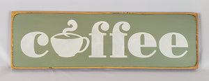 Coffee Cute Wooden Sign