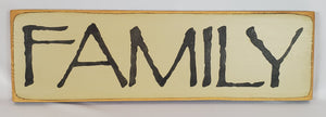 Family Decorative Wooden Sign