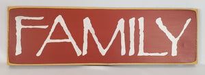 Family Decorative Wooden Sign