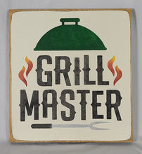 Load image into Gallery viewer, Grill Master Wooden sign
