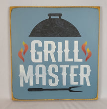 Load image into Gallery viewer, Grill Master Wooden sign
