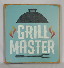 Load image into Gallery viewer, Grill Master Wooden sign
