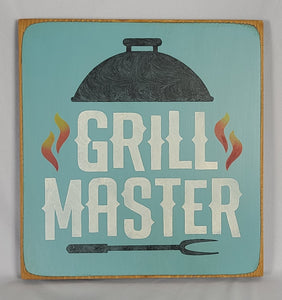 Grill Master Wooden sign