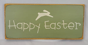 Happy Easter Wooden Sign