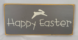 Happy Easter Wooden Sign