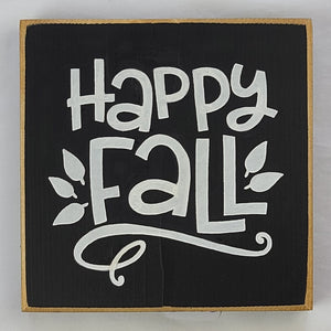 Happy Fall Mini wooden sign