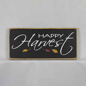 Happy Harvest Painted Wooden Sign