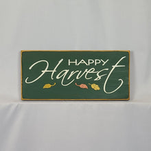 Load image into Gallery viewer, Happy Harvest Painted Wooden Sign
