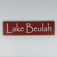 Load image into Gallery viewer, Lake Beulah Wooden Sign
