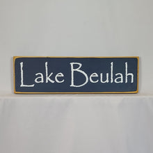 Load image into Gallery viewer, Lake Beulah Wooden Sign
