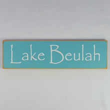 Load image into Gallery viewer, Lake Beulah Wooden Sign
