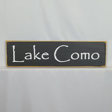 Load image into Gallery viewer, Lake Como Wooden Sign
