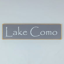 Load image into Gallery viewer, Lake Como Wooden Sign
