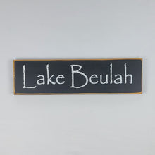 Load image into Gallery viewer, Lake Beulah Wooden Sign
