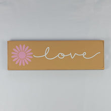Load image into Gallery viewer, Love Flower Decorative Wooden Sign
