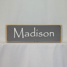 Load image into Gallery viewer, Madison Wooden City Sign
