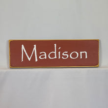 Load image into Gallery viewer, Madison Wooden City Sign
