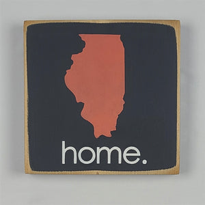 Home. IL Mini Wooden Sign