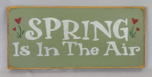 Load image into Gallery viewer, Spring Is In The Air painted Wooden Sign
