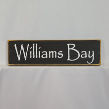 Load image into Gallery viewer, Williams Bay City and Lake Sign
