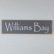 Load image into Gallery viewer, Williams Bay City and Lake Sign
