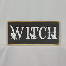 Load image into Gallery viewer, Witch Wooden Sign
