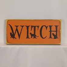 Load image into Gallery viewer, Witch Wooden Sign
